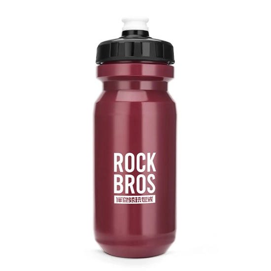 ROCKBROS Bidon rowerowy butelka na wodę napoje 600 ml - czerwony