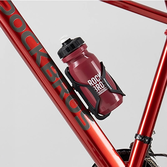 ROCKBROS Bidon rowerowy butelka na wodę napoje 600 ml - czerwony