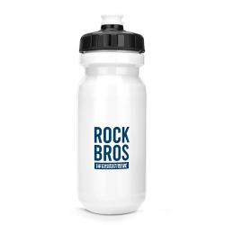 ROCKBROS Bidon rowerowy butelka na wodę napoje 600 ml - biały