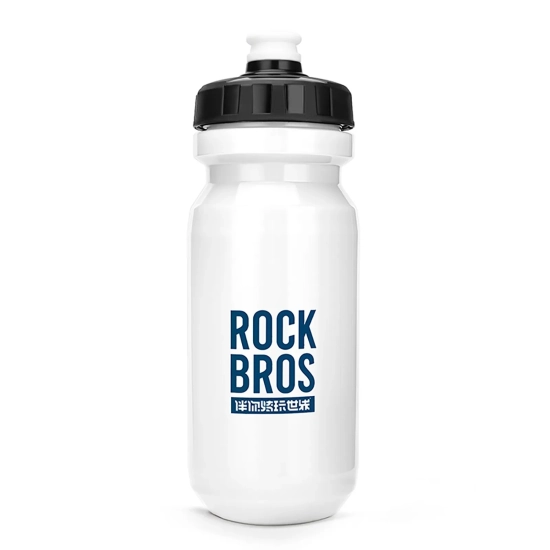 ROCKBROS Bidon rowerowy butelka na wodę napoje 600 ml - biały