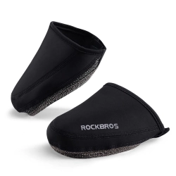ROCKBROS Noski na buty wiatroodporne docieplające 39-45 cm - czarne