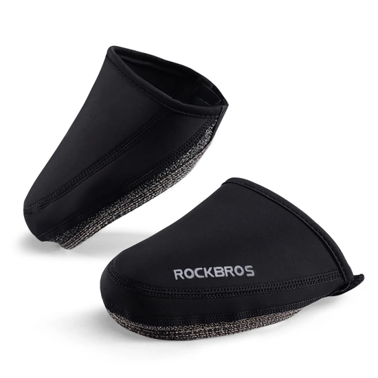 ROCKBROS Noski na buty wiatroodporne docieplające 36-42 cm - czarne