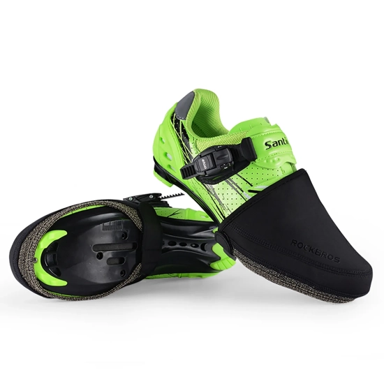 ROCKBROS Noski na buty wiatroodporne docieplające 36-42 cm - czarne