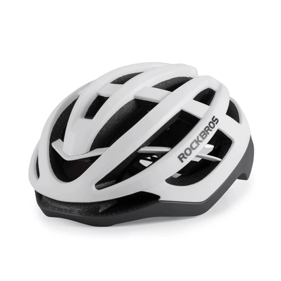 ROCKBROS Kask ochronny rowerowy HC-58WG-L 58-61 cm - biało-szary