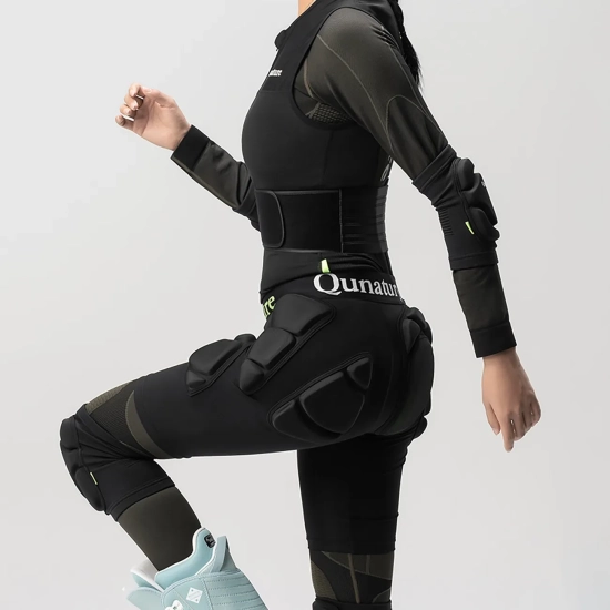 Qunature Ochraniacze bioder spodenki na narty snowboard łyżwy Advanced