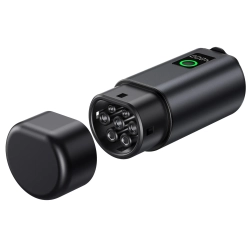 HURTEL Adapter V2L Type 2 - Schuko 3500W z wyświetlaczem mocy do aut