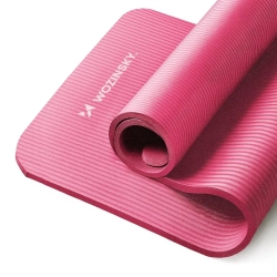 WOZINSKY Mata gimnastyczna do ćwiczeń fitness jogi gruba 183 x 61 x 1.5 cm