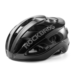 ROCKBROS Kask rowerowy lekki regulowany 58-62 cm - czarny