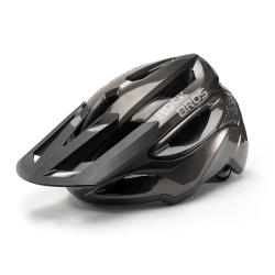 ROCKBROS Kask na rower górski z regulowanym daszkiem zapięciem