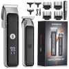 MAXGROOM Maszynka do strzyżenia z trymerem 7 nasadek LED USB-C - zestaw
