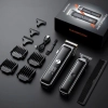 MAXGROOM Maszynka do strzyżenia z trymerem 7 nasadek LED USB-C - zestaw