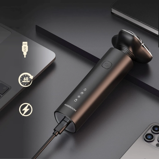 MAXGROOM Golarka elektryczna trymer przycinarka 3w1 USB-C 600mAh IPX7