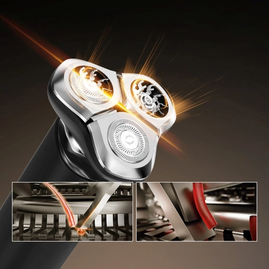 MAXGROOM Golarka elektryczna trymer przycinarka 3w1 USB-C 600mAh IPX7