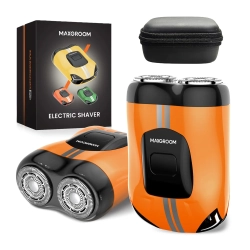 MAXGROOM Golarka maszynka do golenia elektryczna 400mAh IPX7 - pomarańczowa