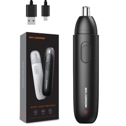 MAXGROOM Trymer golarka do nosa uszu i brwi USB-C - czarny
