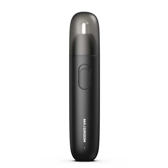 MAXGROOM Trymer golarka do nosa uszu i brwi USB-C - czarny