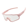 ROCKBROS Okulary rowerowe fotochromowe z ochroną UV400 dla dzieci - różowe