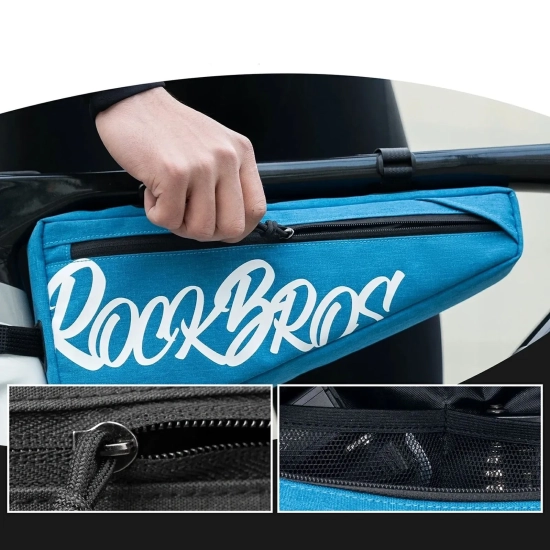 ROCKBROS Torba rowerowa na ramę trójkątna XL 1.9 l - niebieska