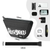 ROCKBROS Torba rowerowa na kierownicę trapezoidalna 0.7 l - czarna