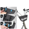 ROCKBROS Torba rowerowa na kierownicę trapezoidalna 0.7 l - czarna
