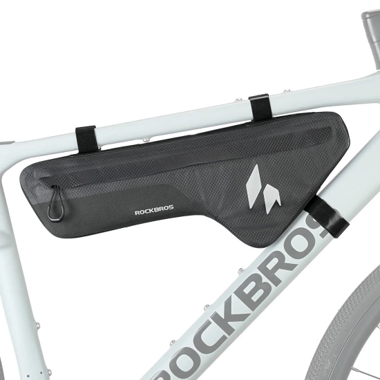 ROCKBROS Torba rowerowa pod ramę wodoodporna 1.9 l - czarna