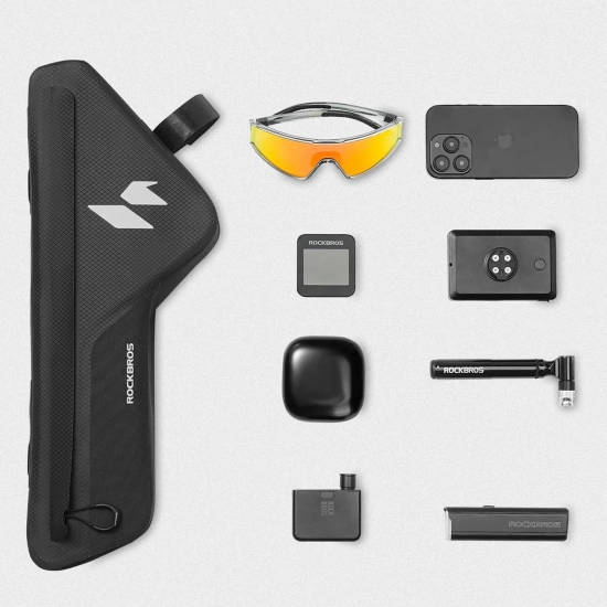 ROCKBROS Torba rowerowa pod ramę wodoodporna 1.9 l - czarna