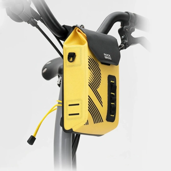 ROCKBROS Torba rowerowa na kierownicę wodoodporna 1.3 l - żółta