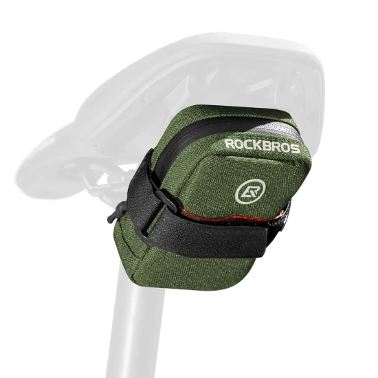 ROCKBROS Torba rowerowa podsiodłowa 0.35 l - zielona