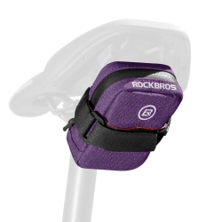ROCKBROS Torba rowerowa podsiodłowa 0.35 l - fioletowa