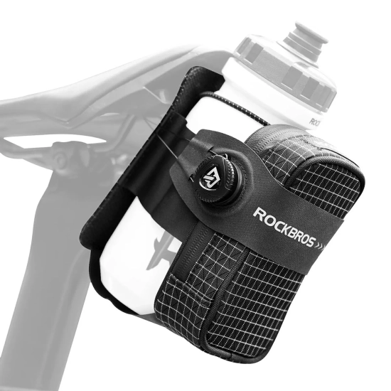 ROCKBROS Torba rowerowa podsiodłowa 0.2 l z uchwytem na bidon 0.6 l