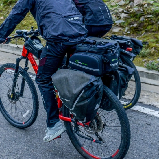 ROCKBROS Torba rowerowa na bagażnik wodoodporna 20 l - czarna