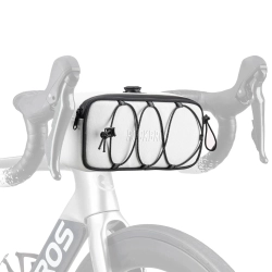 ROCKBROS Torba sakwa rowerowa na kierownicę wodoodporna 1.9 l - biała