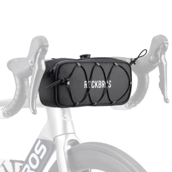 ROCKBROS Torba sakwa rowerowa na kierownicę wodoodporna 1.9 l - czarna