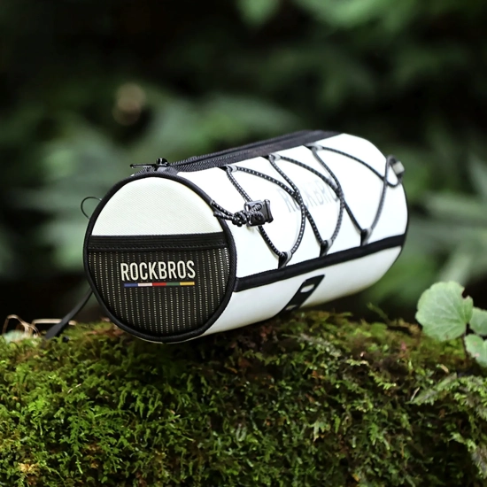 ROCKBROS Torba rowerowa wałek na kierownicę wodoodporna 1.5 l - biała
