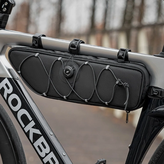 ROCKBROS Torba rowerowa pod ramę wodoodporna 2 l - czarna