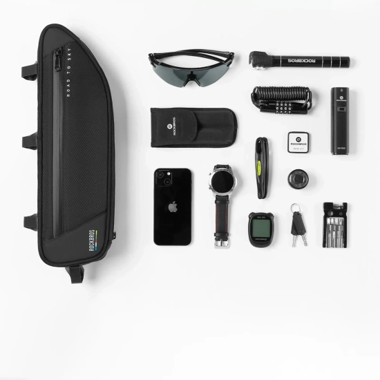 ROCKBROS Torba rowerowa pod ramę wodoodporna 2 l - czarna