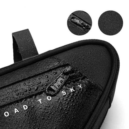 ROCKBROS Torba rowerowa pod ramę wodoodporna 2 l - czarna