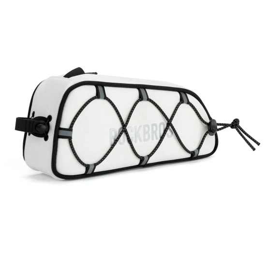ROCKBROS Torba rowerowa na ramę wodoodporna 0.7 l - biała