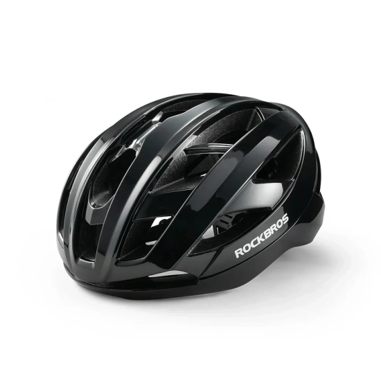ROCKBROS Kask rowerowy z ramą wzmacniającą 58-62 cm - czarny