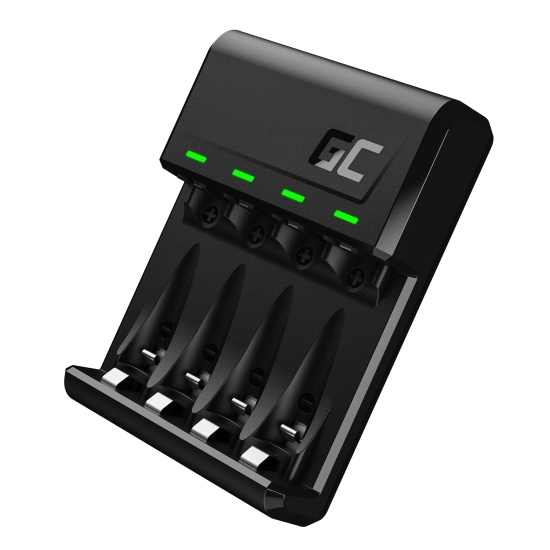Zdjęcie główne produktu Ładowarka do akumulatorków Green Cell GRADGC01 AA AAA VitalCharger; wariant GRADGC01, EAN 590781
