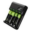 Zdjęcie główne produktu Ładowarka z akumulatorkami Green Cell GRSETGC03 2x AA + 2x AAA; wariant GRSETGC03, EAN 590781396