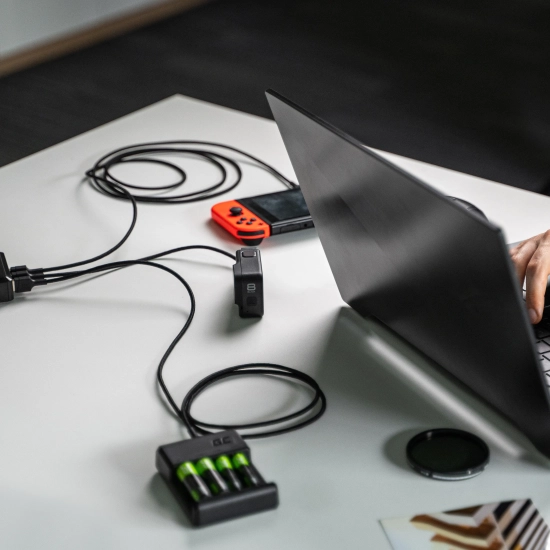 Green Cell Zestaw 3 kabli GC Ray USB-A–USB-C LED