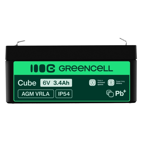 Green Cell Akumulator AGM38 6 V 3,4 Ah AGM