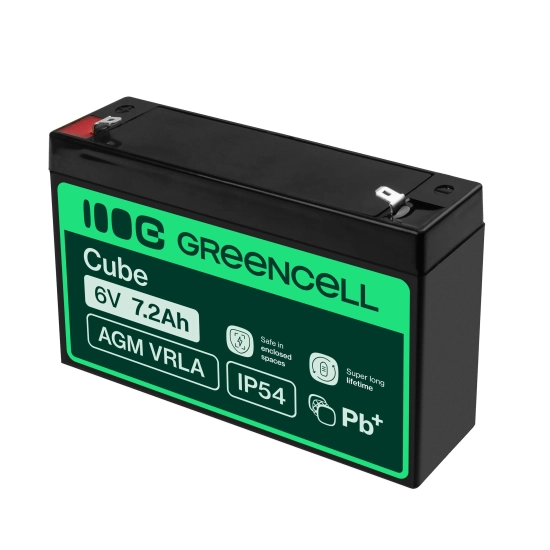 Green Cell Akumulator AGM39 6 V 7,2 Ah AGM