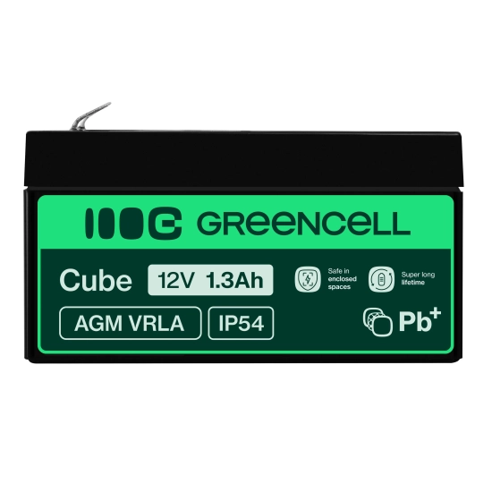 Green Cell Akumulator AGM41 12 V 1,3 Ah AGM