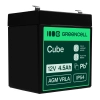 Akumulator Green Cell AGM44, wariant AGM VRLA 12 V 4,5 Ah, złącze Faston 250 (F2).