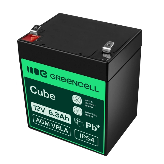Green Cell Akumulator AGM45 12 V 5,3 Ah AGM