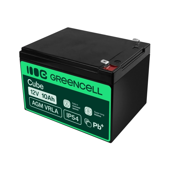 Akumulator Green Cell AGM48 12 V 10 Ah VRLA AGM F1