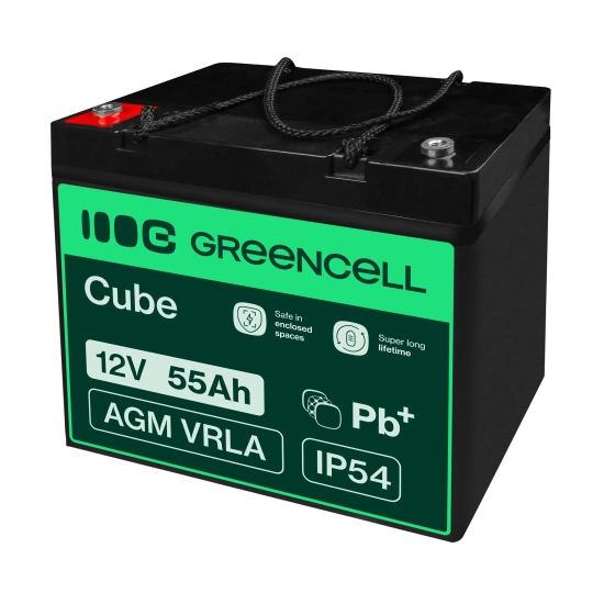 Green Cell Akumulator AGM49 12 V 55 Ah AGM