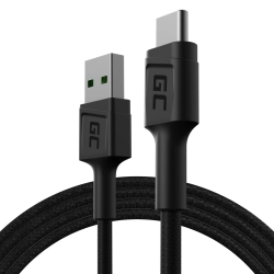 Kabel Green Cell PowerStream USB-A–USB-C 120 cm zielony – produkt w dokładnym wariancie wskazanym kodem KABGC22, zgodny